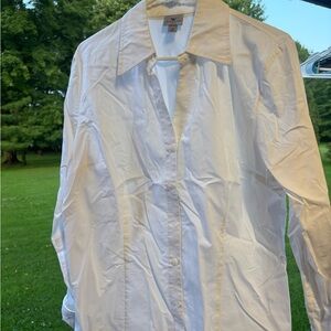 Worthington White Dress Shirt Classic Cotton Blend